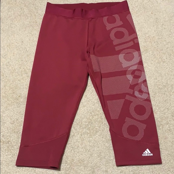 ADIDAS Techfit Alphaskin Capri Tights - Picture 1 of 2